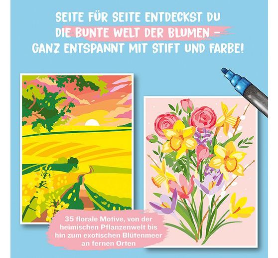 Kniha "Colorful Surprise - Blumen"