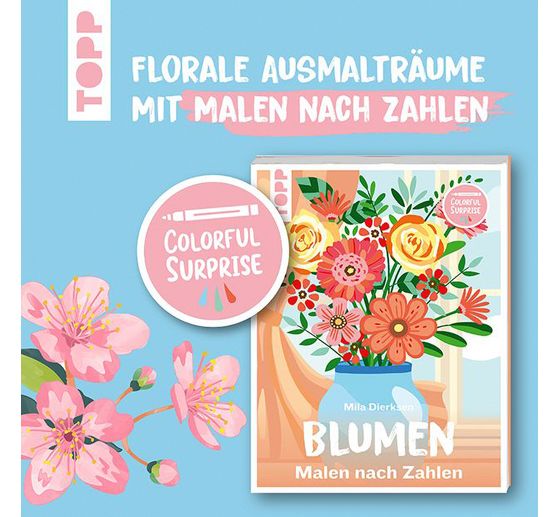 Kniha "Colorful Surprise - Blumen"