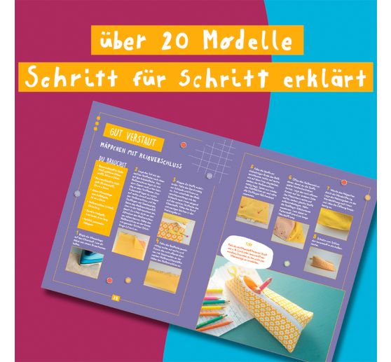 Kniha "Kreativstart Kids N&auml;hen. Anleitungsbuch und Material"
