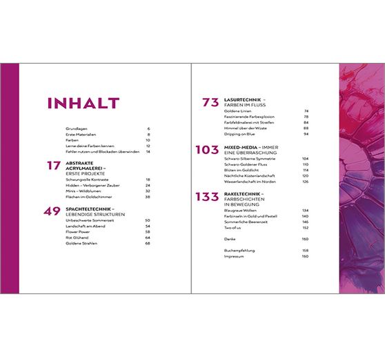 Kniha "Abstrakte Acrylbilder - Schicht f&uuml;r Schicht"