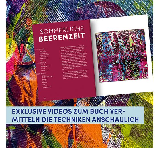 Kniha "Abstrakte Acrylbilder - Schicht f&uuml;r Schicht"
