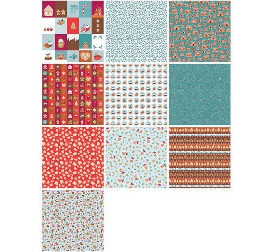 Paper set "Christmas Bakery"