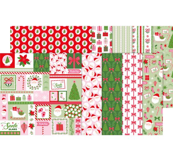 Paper set "Santa Baby"
