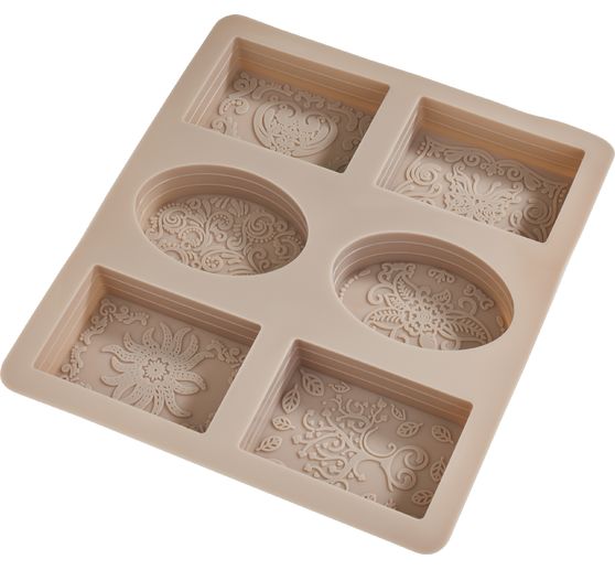 VBS Silicone soap mould "Ornaments"