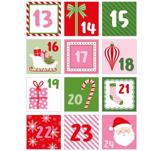 Sticker adventn&iacute; č&iacute;sla "Santa Baby"