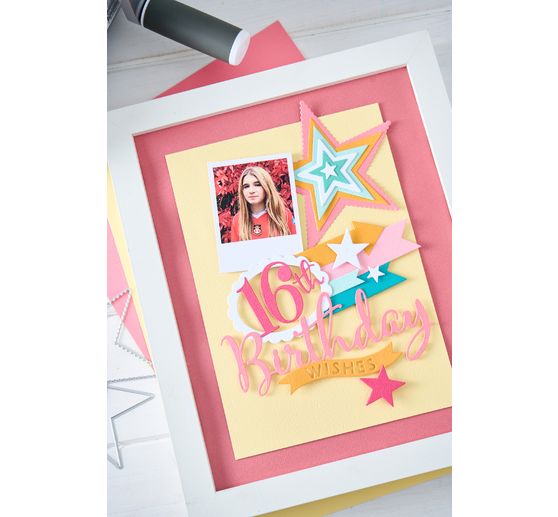 Sizzix Framelits Punching template "Stars"