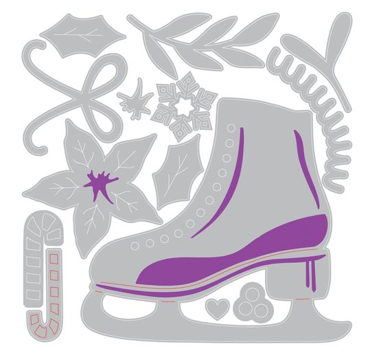 Sizzix Thinlits Punching template "On Ice"