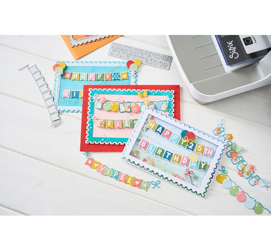 Sizzix Thinlits V&yacute;sekov&aacute; &scaron;ablona "All about Banners"