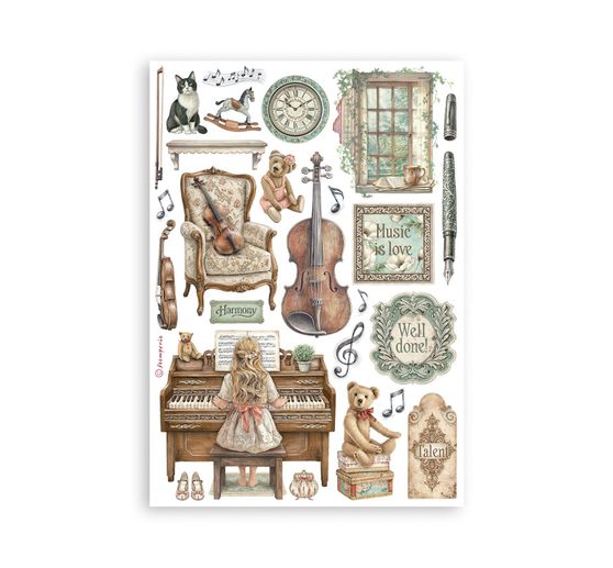 Washi Pad Stamperia "Symphony"