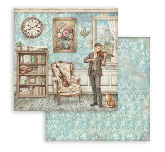 Blok pro scrapbook Stamperia "Symphony"