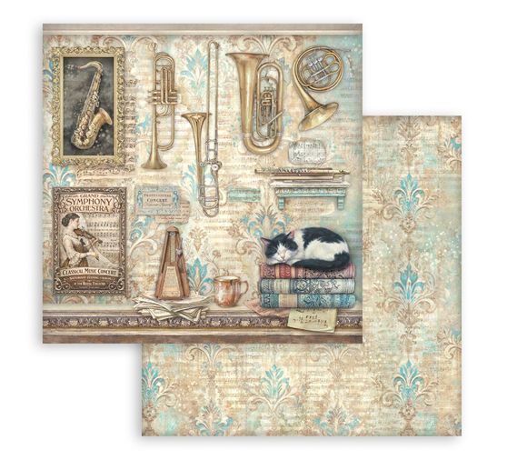Blok pro scrapbook Stamperia "Symphony"