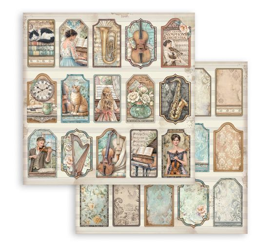 Blok pro scrapbook Stamperia "Symphony"