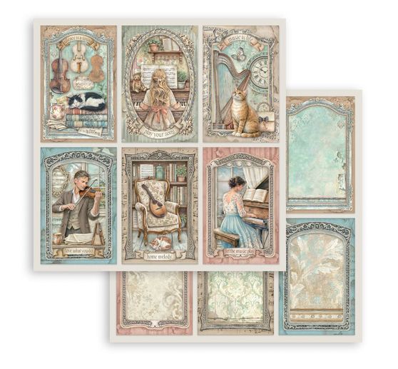 Blok pro scrapbook Stamperia "Symphony"