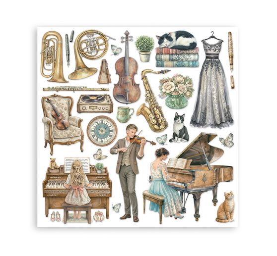 Blok pro scrapbook Stamperia "Symphony"