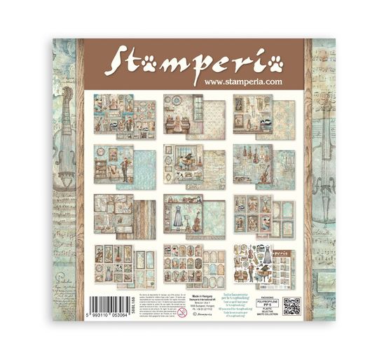 Blok pro scrapbook Stamperia "Symphony"