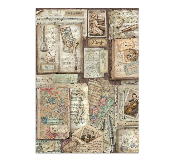 Junk Journal Book Stamperia "Symphony"