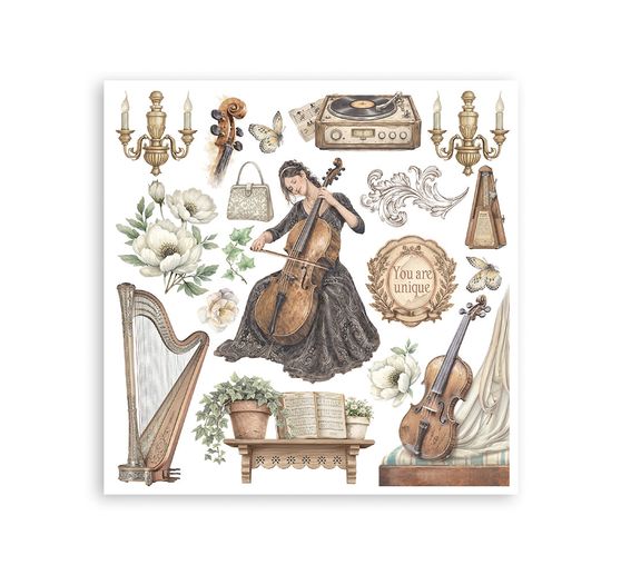 Rub On sada Stamperia "Symphony"