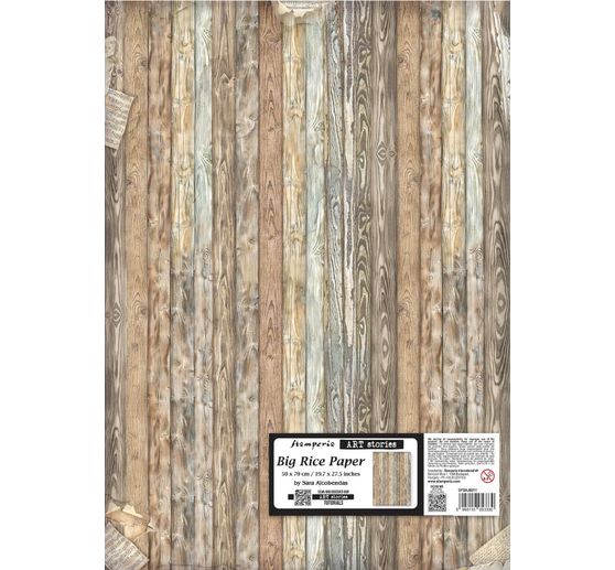 Motiv r&yacute;žov&yacute; pap&iacute;r Stamperia "Symphony - Wood Pattern", 50 x 70 cm