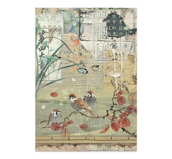 A5 Junk Journal Focus Points Stamperia "Oriental Garden"