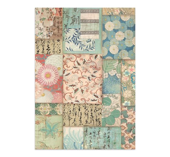 A5 Junk Journal Focus Points Stamperia "Oriental Garden"