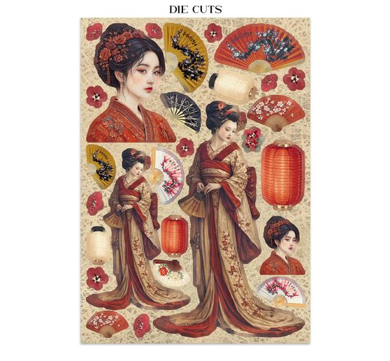 A5 Junk Journal Focus Points Stamperia "Oriental Garden"