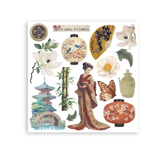 Rub On sada Stamperia "Oriental Garden"