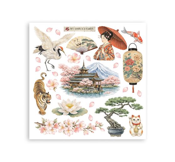Rub On sada Stamperia "Oriental Garden"