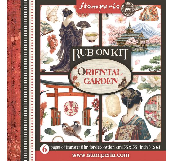 Rub On sada Stamperia "Oriental Garden"