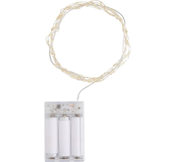 Micro LED světeln&yacute; řetěz s časovačem,100 LED