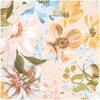 Decoration fabric linen optics "Rosaura Azur"
