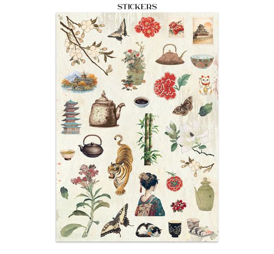 Junk Journal Book Stamperia "Oriental Garden"
