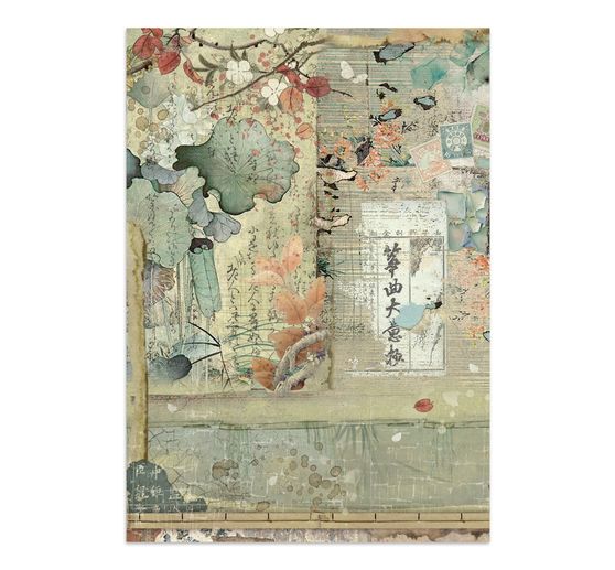 Junk Journal Book Stamperia "Oriental Garden"