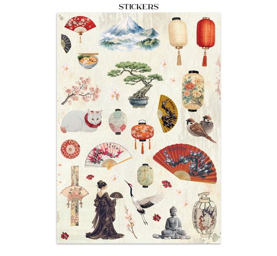 Junk Journal Book Stamperia "Oriental Garden"