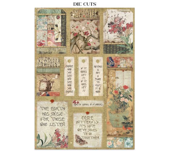 Junk Journal Book Stamperia "Oriental Garden"