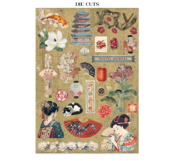 Junk Journal Book Stamperia "Oriental Garden"