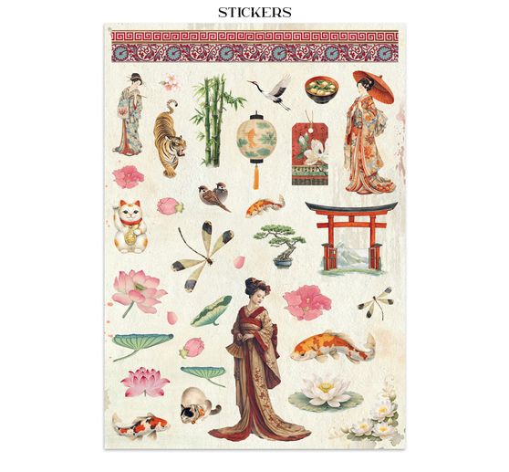 Junk Journal Book Stamperia "Oriental Garden"