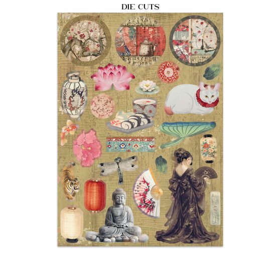Junk Journal Book Stamperia "Oriental Garden"