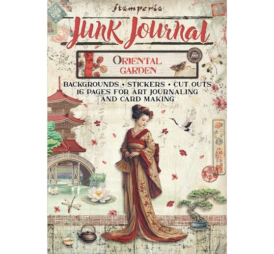 Junk Journal Book Stamperia "Oriental Garden"