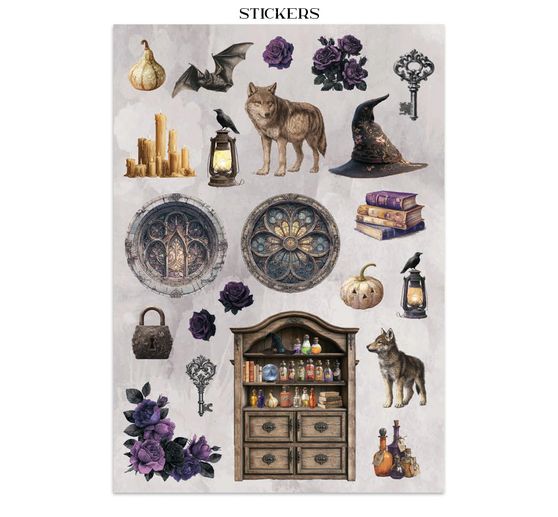 Junk Journal Book Stamperia "Halloween"