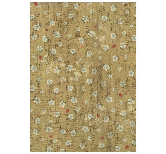 Motiv r&yacute;žov&yacute; pap&iacute;r backgrounds Stamperia "Oriental Garden", DIN A6, sada 8 kusů