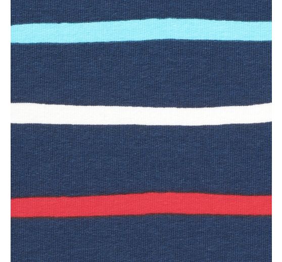 Sweat fabric "Denim stripes"