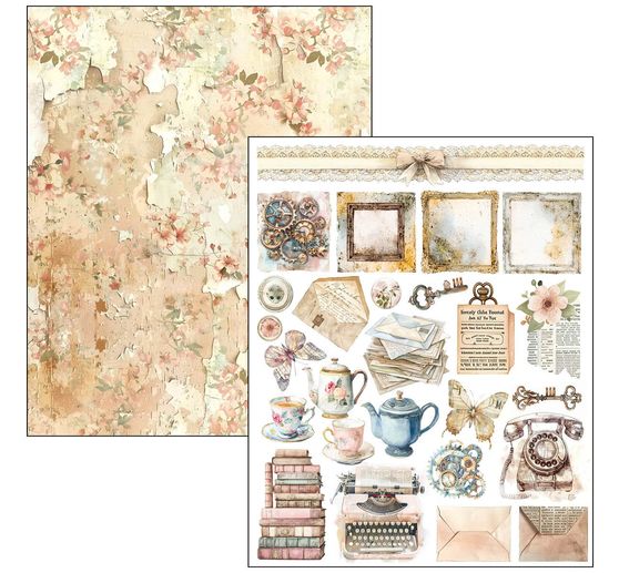 Ciao Bella Mixed Media Book "Lost in Time"