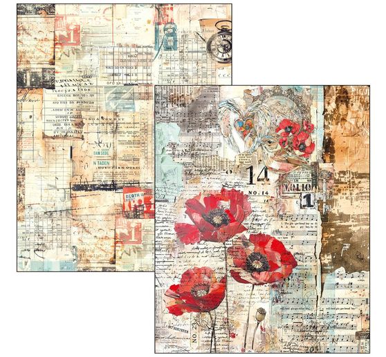 Mixed Media Book Ciao Bella "The Sound of Spring"