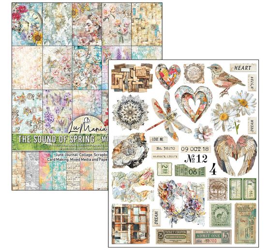 Mixed Media Book Ciao Bella "The Sound of Spring"