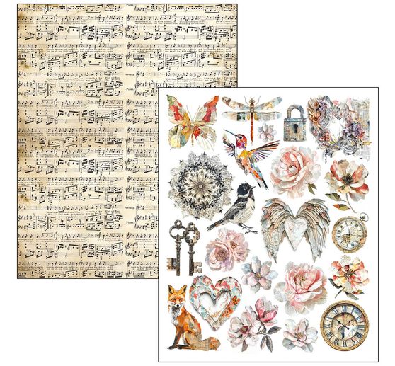 Mixed Media Book Ciao Bella "The Sound of Spring"