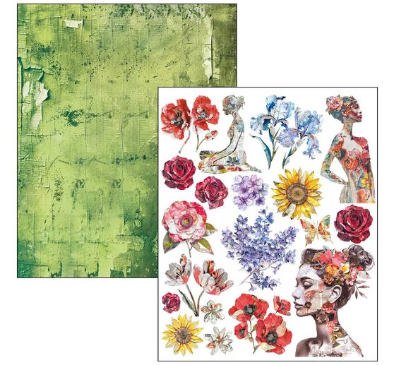 Mixed Media Book Ciao Bella "The Sound of Spring"