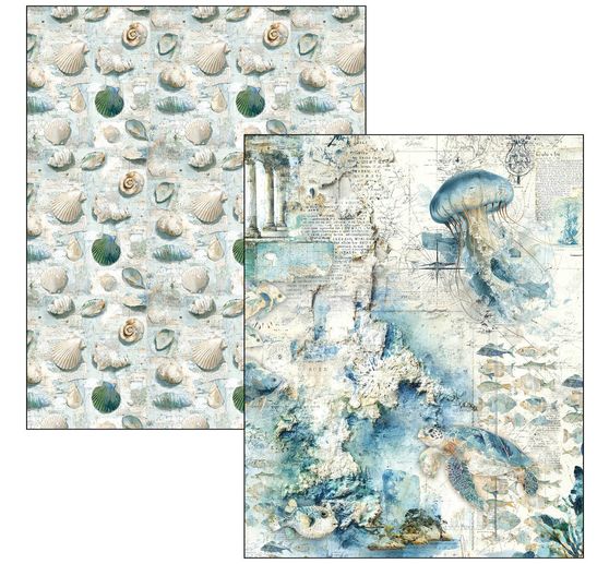Ciao Bella Mixed Media Book "Edge of the Ocean"