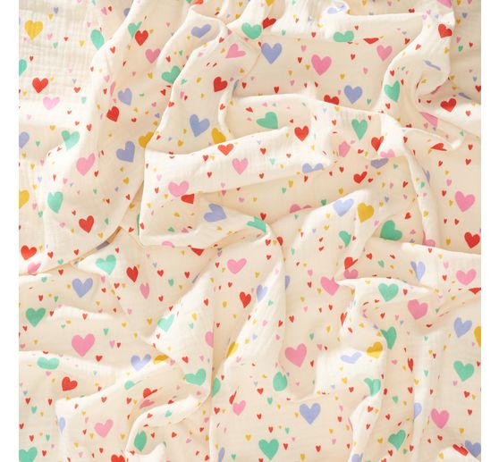 Muslin cotton fabric "Tiamo"