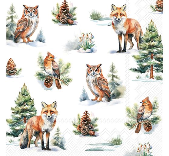 Ubrousek "Winter Wildlife"