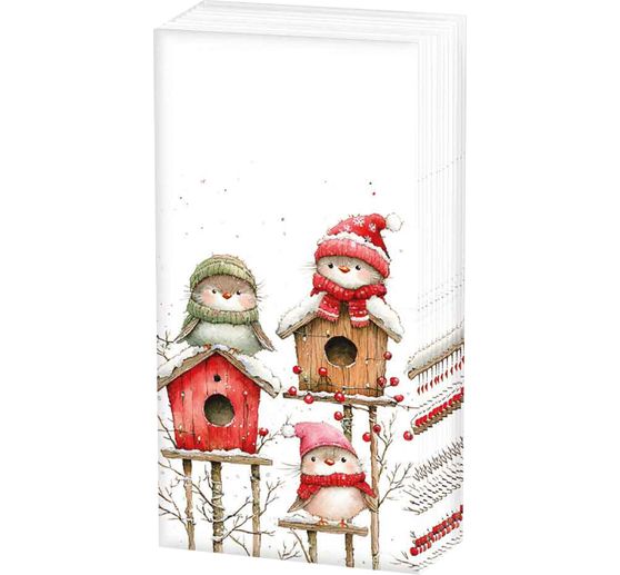 Paper handkerchiefs "Bird quartet"
